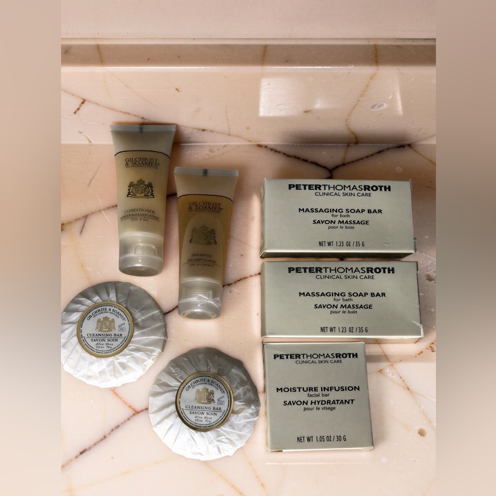 Peter Thomas Roth  and Gilchrist & Soames Beauty Bars Travel Bundle 7 item pack